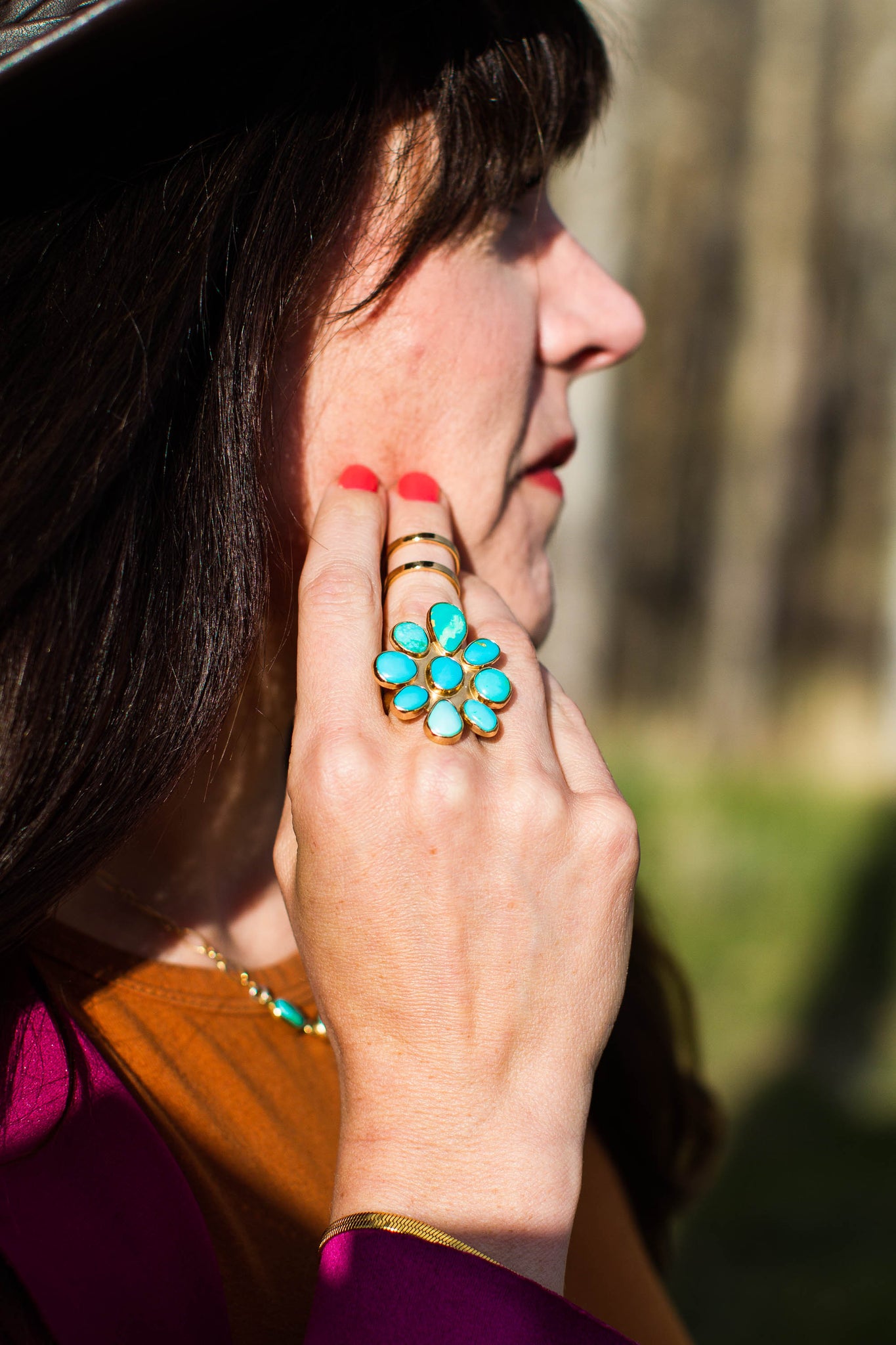 Midi Ring in Gold Alchemia