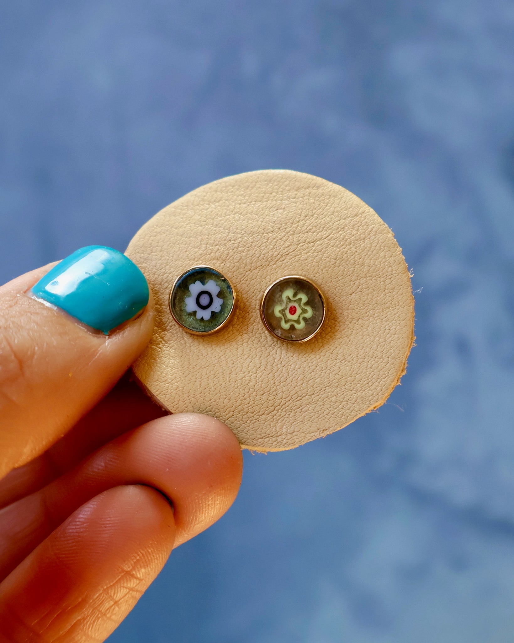 Flower Power  Mismatched Studs F22