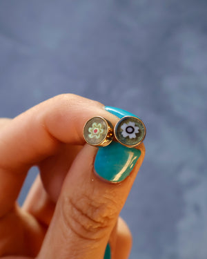 Flower Power  Mismatched Studs F22