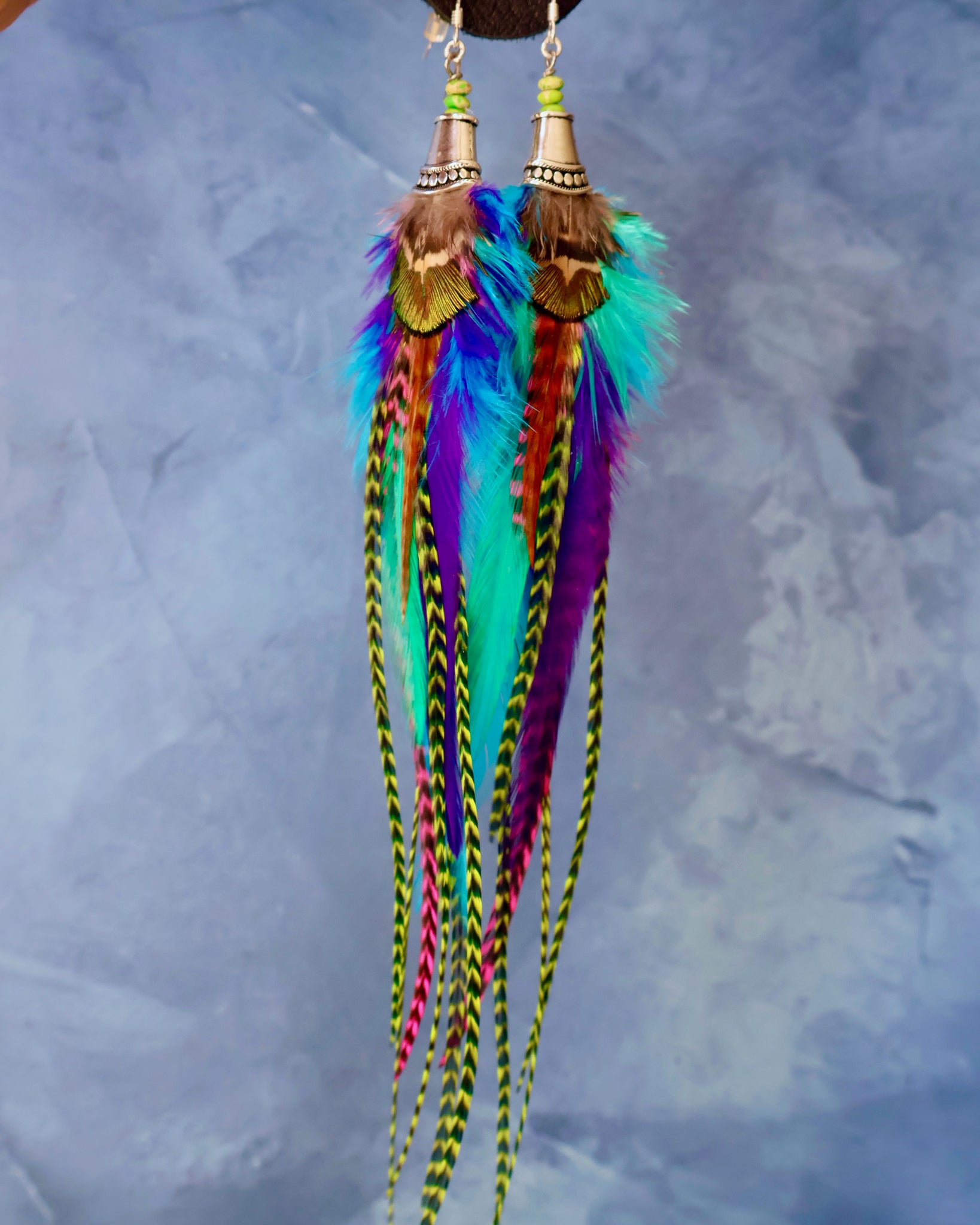 Bright Feather Earrings F41