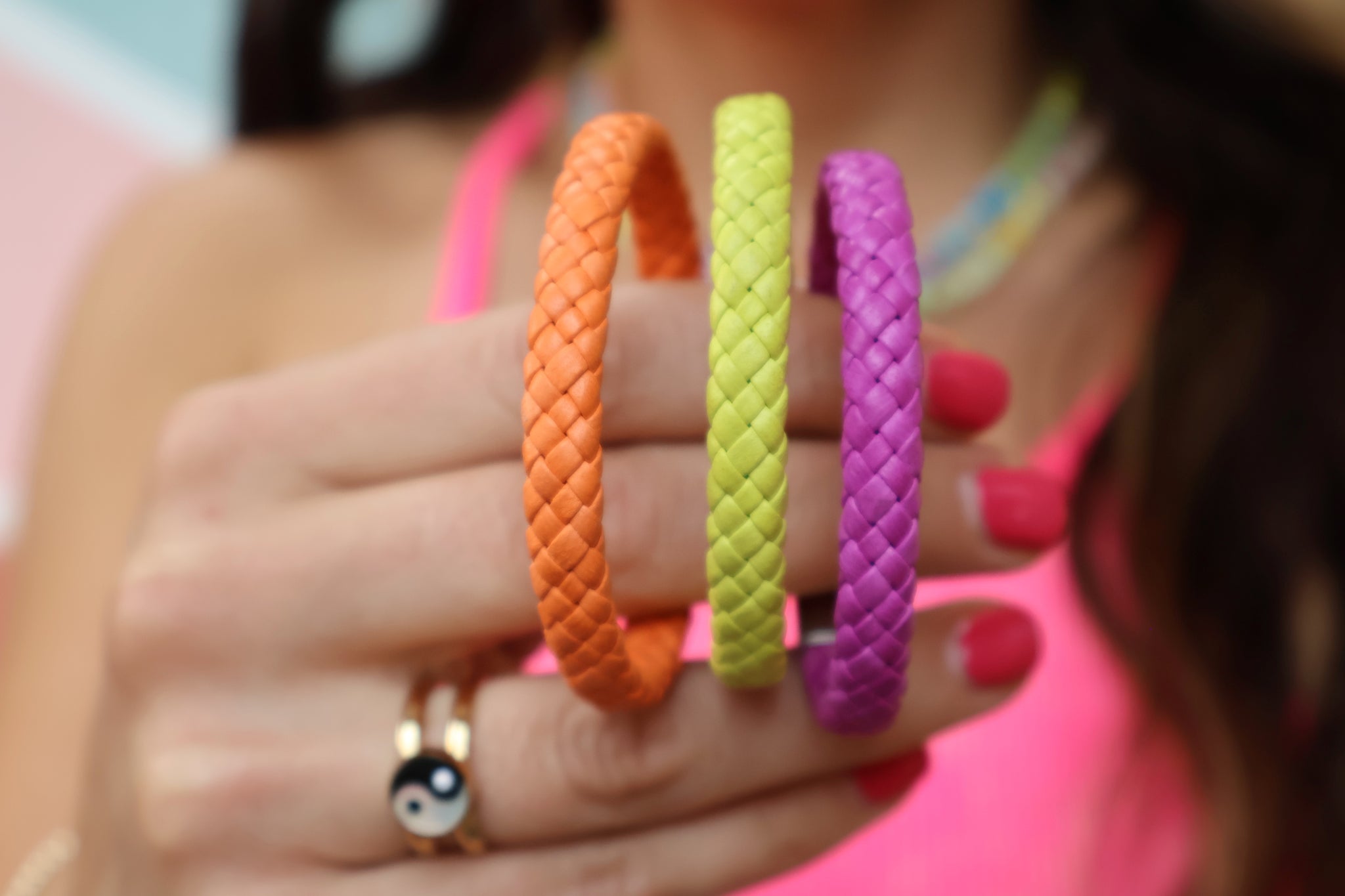 "Festival Wristband" Leather Bracelets