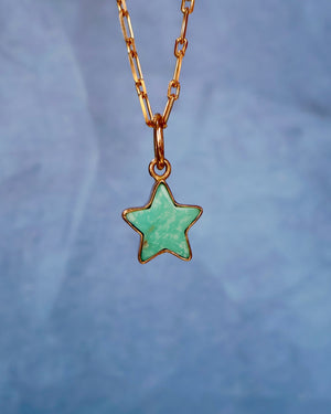 Campitos Turquoise Star on Gold Fill Chain F63