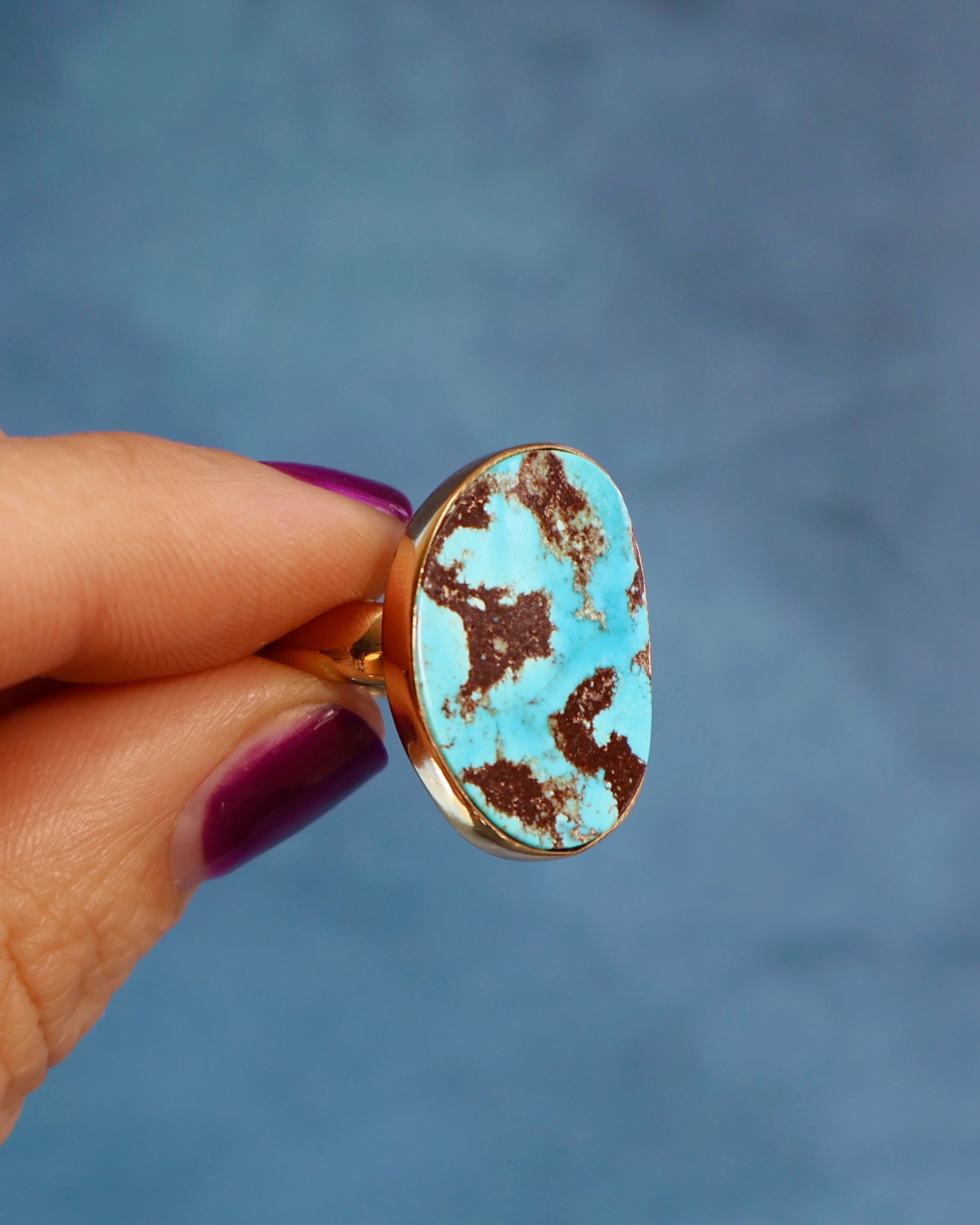 Turquoise Ring in Gold Alchemia WT109