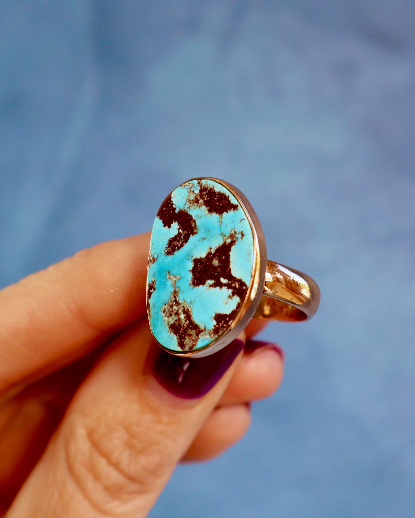 Turquoise Ring in Gold Alchemia WT109