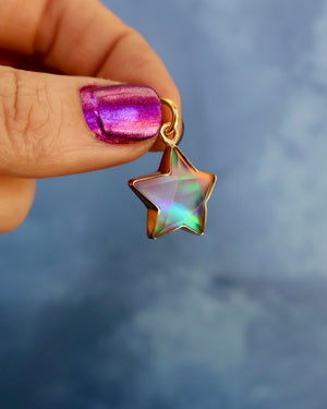 *Charm Only* Aurora Opal Star Pendant