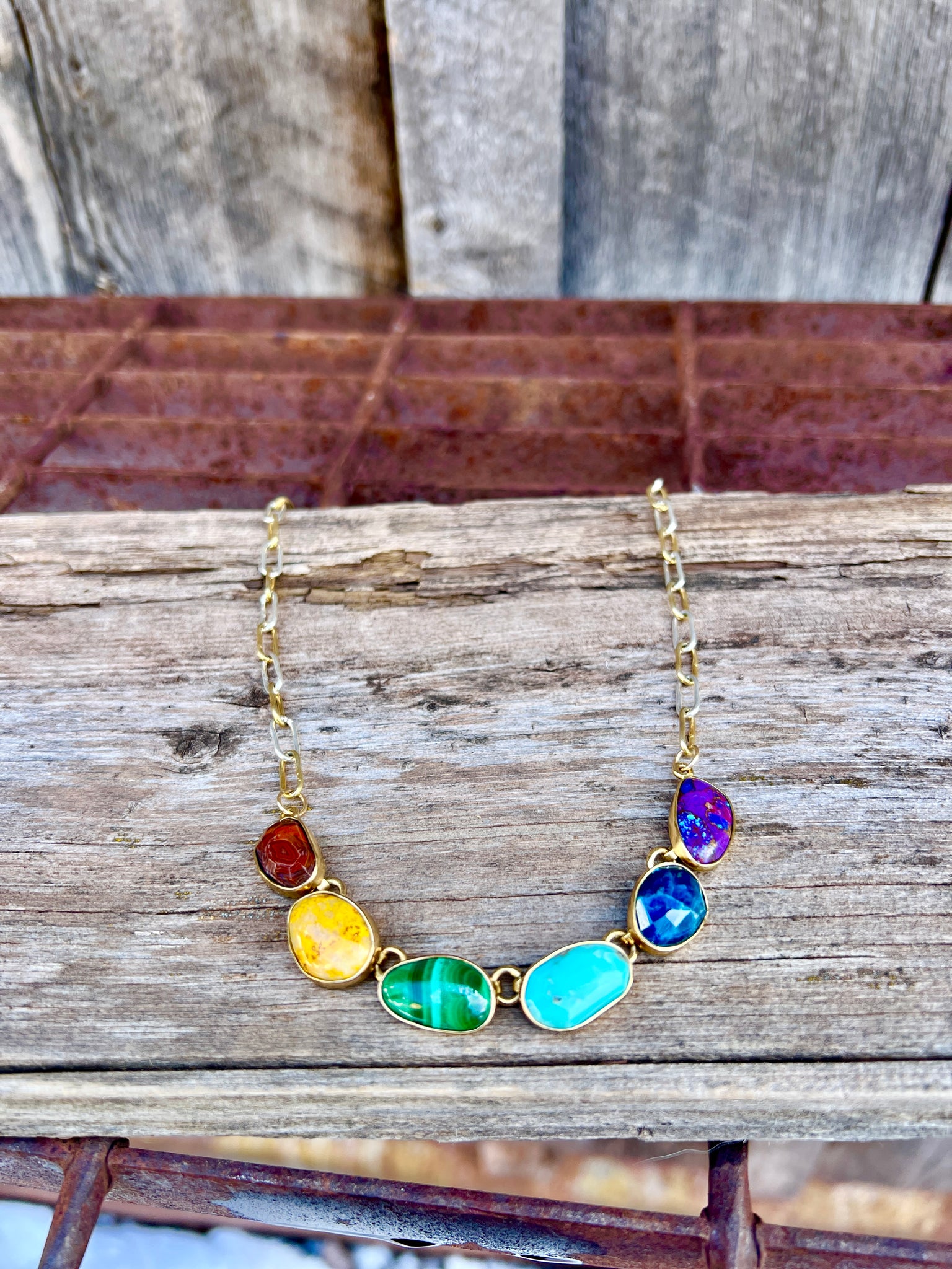 Winter Rainbows Necklace