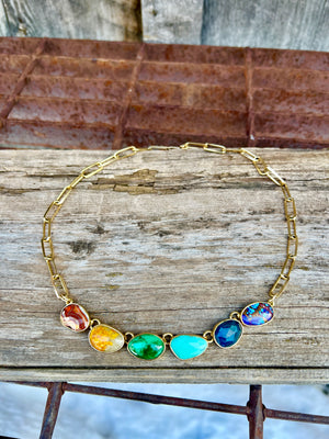 Winter Rainbows Necklace