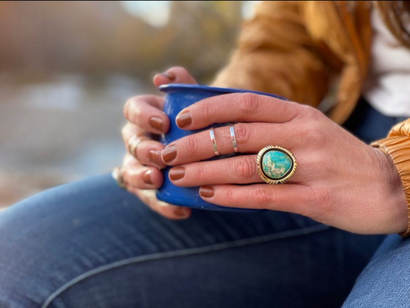 Midi Ring in Gold Alchemia